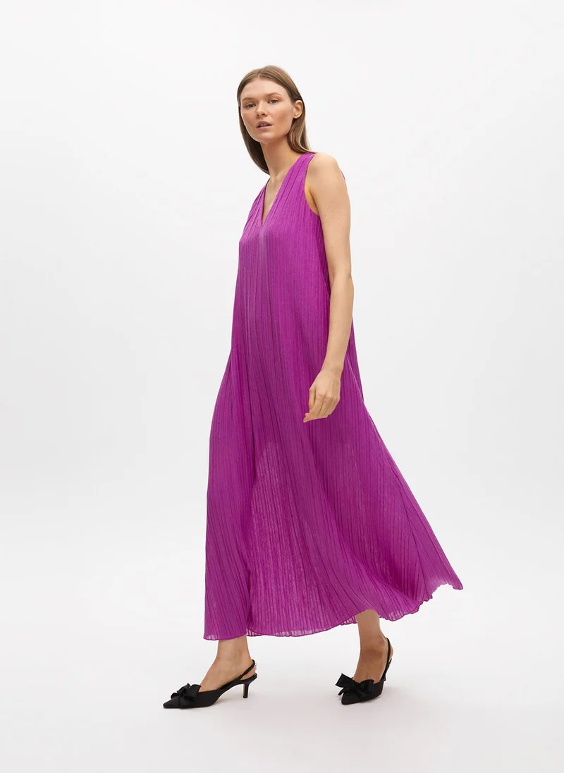 Lola Casademunt Pleated Strap Dress